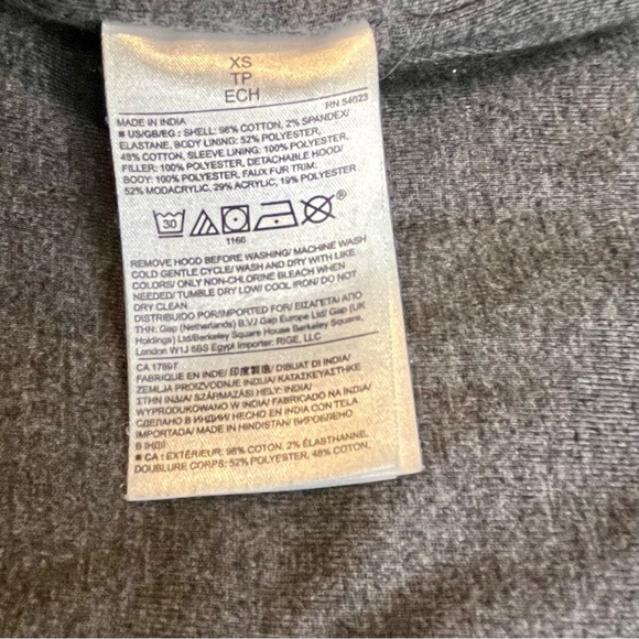 Y2K Hooded Banana Republic Army/Utility Jacket XS - Picture 11 of 13